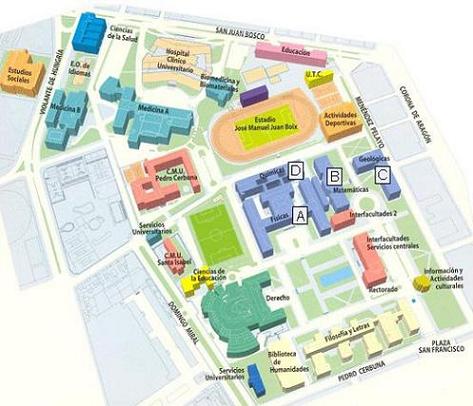 mapa del campus san francisco